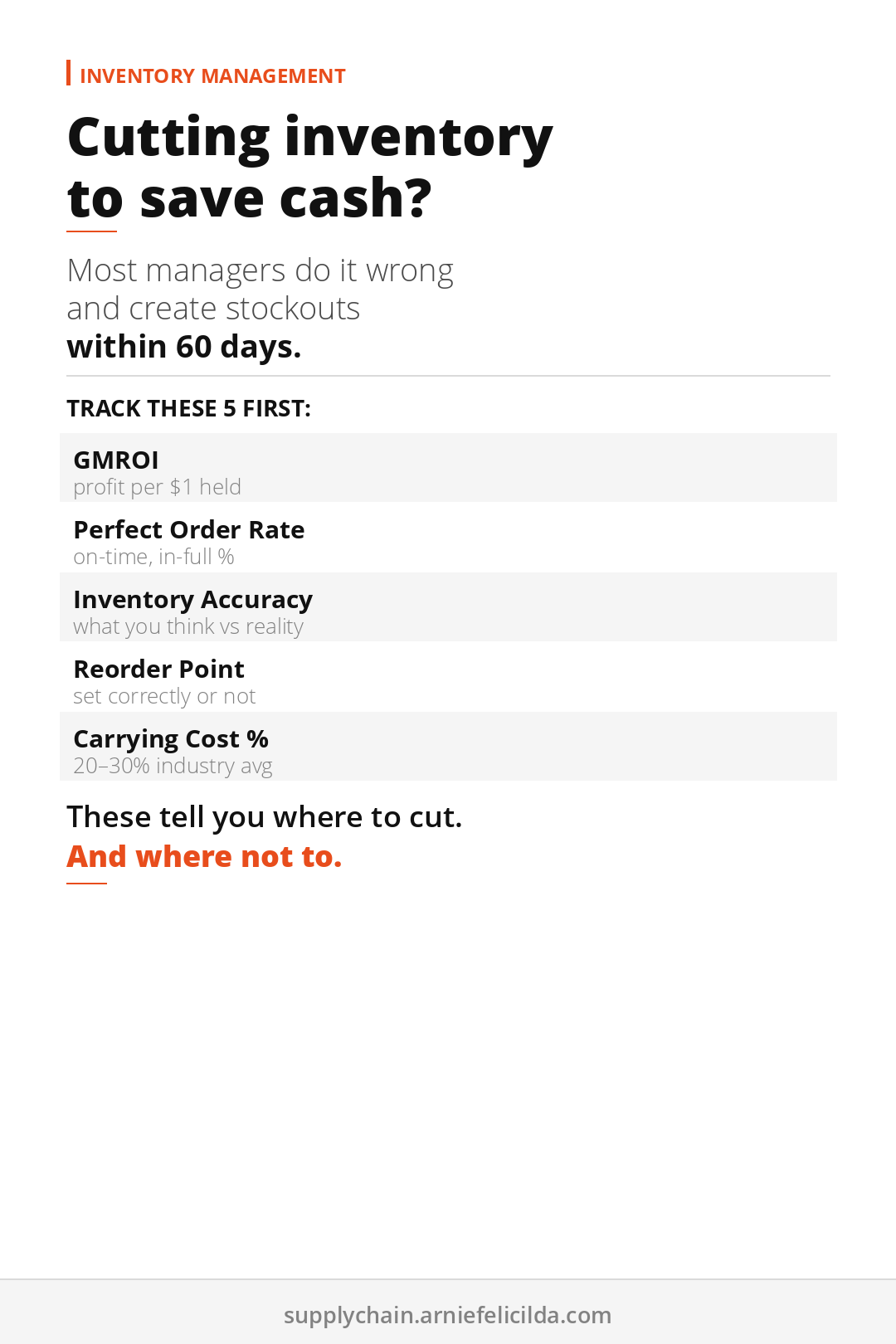 5 Inventory KPIs That Actually Matter